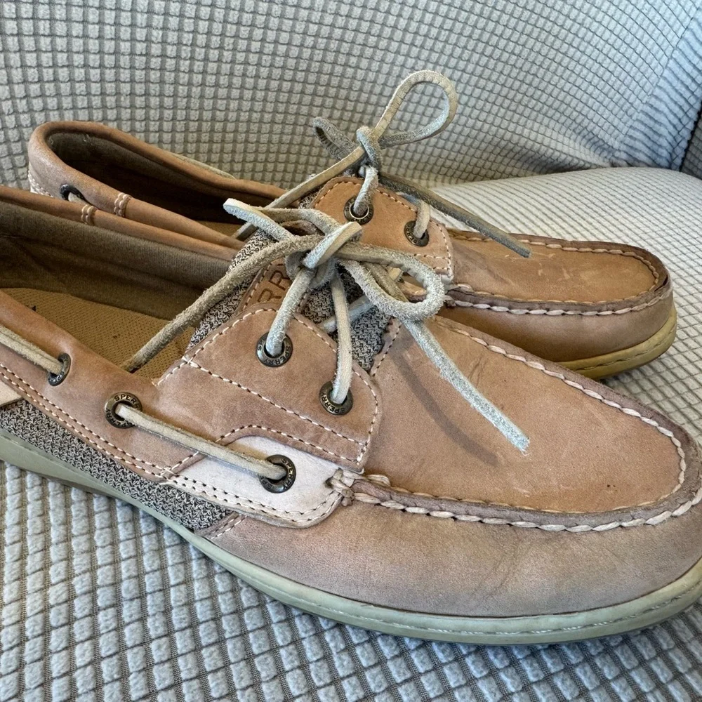 Sperry‎ Women's Tan Boat Shoes, Size 8.5